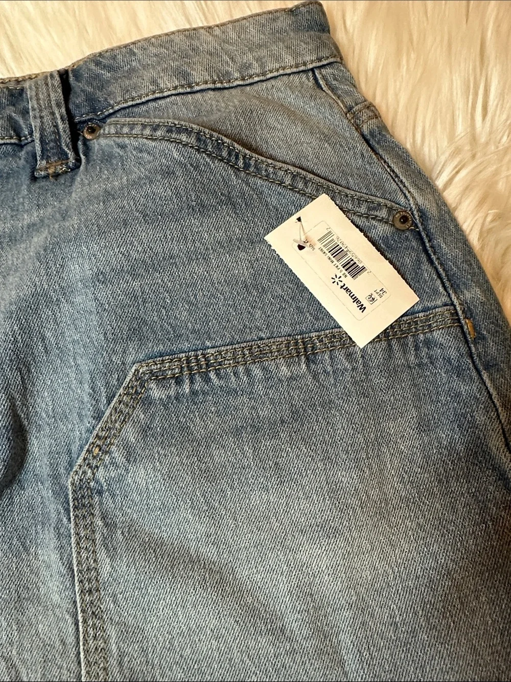 NWT No Boundaries Light Wash Denim Mini Skirt - Light Blue Sz XL 16-18 π¦ - Picture 4 of 10